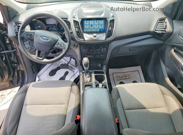 1FMCU0GDXKUB99771 2019 FORD ESCAPE Черный Вид панели приборов
