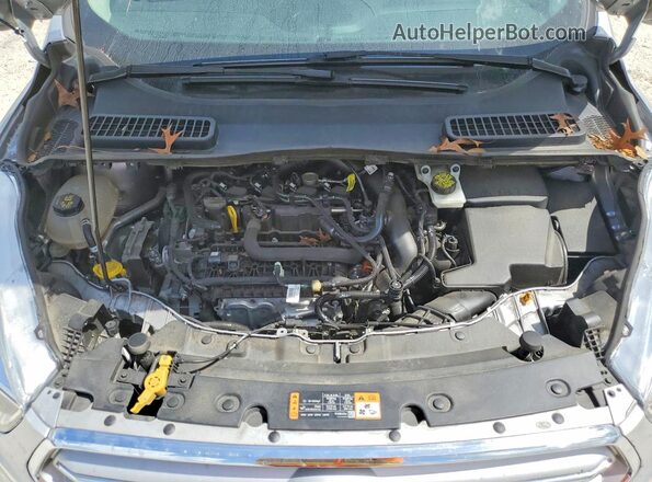 1FMCU0GDXKUC00823 2019 FORD ESCAPE Серебряный Вид задней части салона