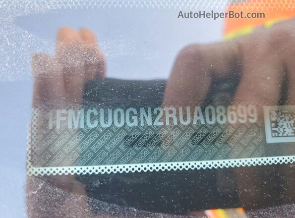 1FMCU0GN2RUA08699 2024 FORD ESCAPE Белый Вид наклейки с VIN-кодом