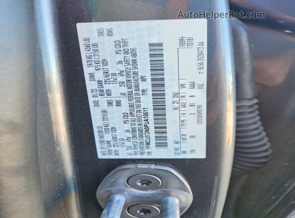 1FMCU0GN9PUA10611 2023 FORD ESCAPE Серый Вид наклейки с VIN-кодом