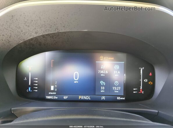 1FMCU0GN9PUA26274 2023 FORD ESCAPE Серебряный Вид задних сидений