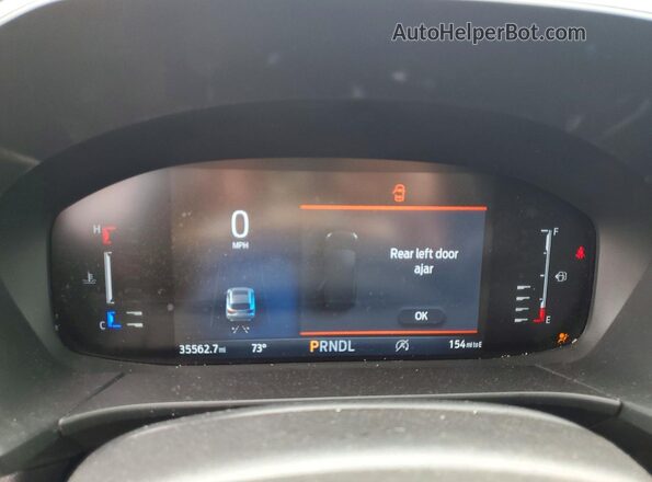 1FMCU0GN9PUA69237 2023 FORD ESCAPE White Вид щитка приладів