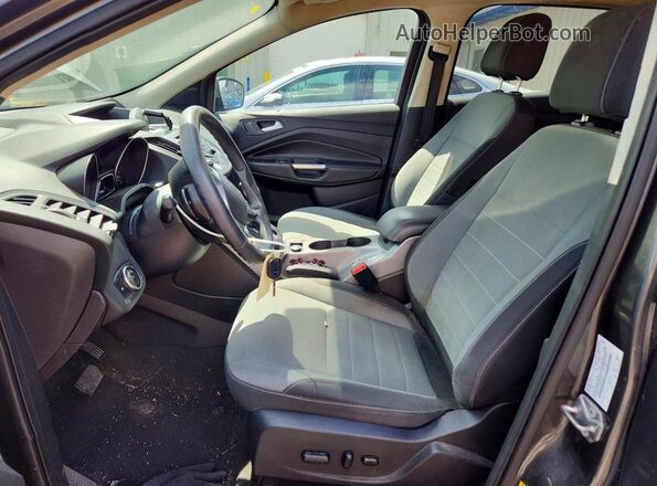 1FMCU0GX0GUB21002 2016 FORD ESCAPE Gray Widok wnętrza z przodu