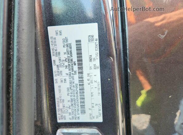 1FMCU0GX0GUB21002 2016 FORD ESCAPE Gray Widok komory silnika