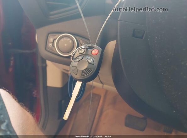 1FMCU0GX2GUB35743 2016 FORD ESCAPE Red Widok deski rozdzielczej