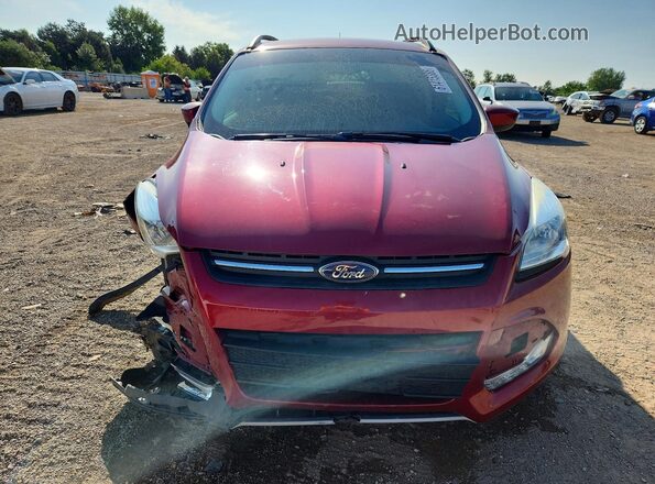 1FMCU0GX3GUB97233 2016 FORD ESCAPE Red Widok z przodu