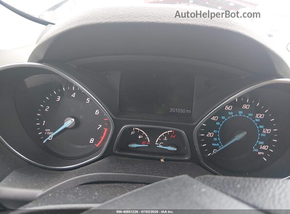 1FMCU0GX3GUC01085 2016 FORD ESCAPE Gray Widok tylnych siedzeń