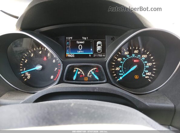 1FMCU0GX3GUC42865 2016 FORD ESCAPE Gray Widok tylnych siedzeń