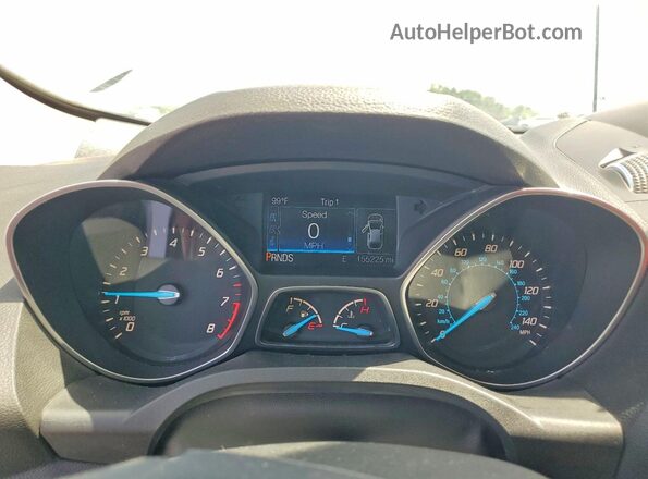 1FMCU0GX4GUB31175 2016 FORD ESCAPE Silver Вид щитка приладів