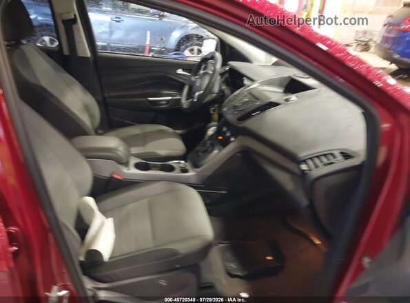 1FMCU0GX4GUB54777 2016 FORD ESCAPE Red Widok wnętrza z przodu