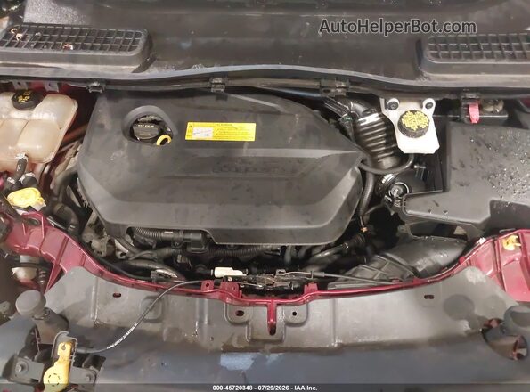 1FMCU0GX4GUB54777 2016 FORD ESCAPE Red Widok z tyłu