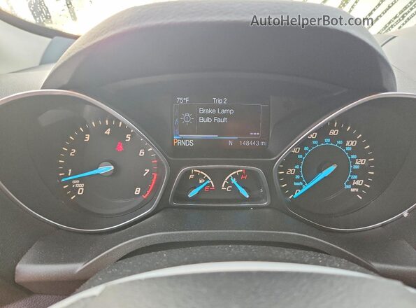 1FMCU0GX6GUC55478 2016 FORD ESCAPE Black Սարքավորումների վահանակի տեսք