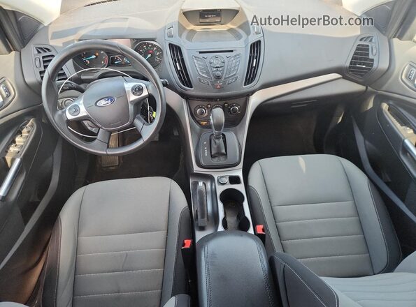 1FMCU0GX8GUB54619 2016 FORD ESCAPE Black Widok deski rozdzielczej