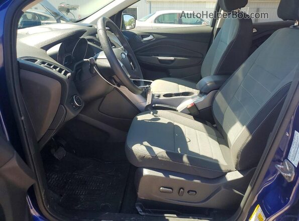 1FMCU0GX8GUB81478 2016 FORD ESCAPE Blue Widok wnętrza z przodu