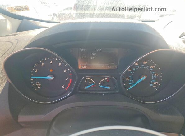 1FMCU0GX9GUB31205 2016 FORD ESCAPE Black ხელსაწყოთა პანელის ხედი