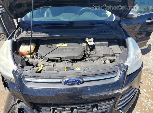 1FMCU0GX9GUB31205 2016 FORD ESCAPE Black ძრავის განყოფილების ხედი