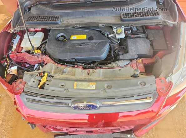 1FMCU0GXXGUC19082 2016 FORD ESCAPE Red Engine compartment view