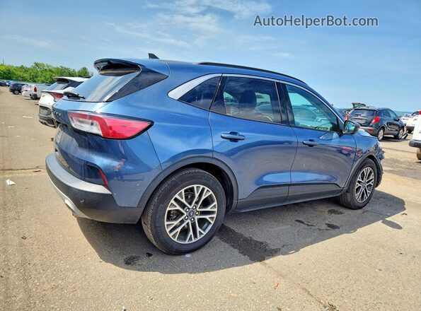 1FMCU0H61LUC57946 2020 FORD ESCAPE Blue Rear right