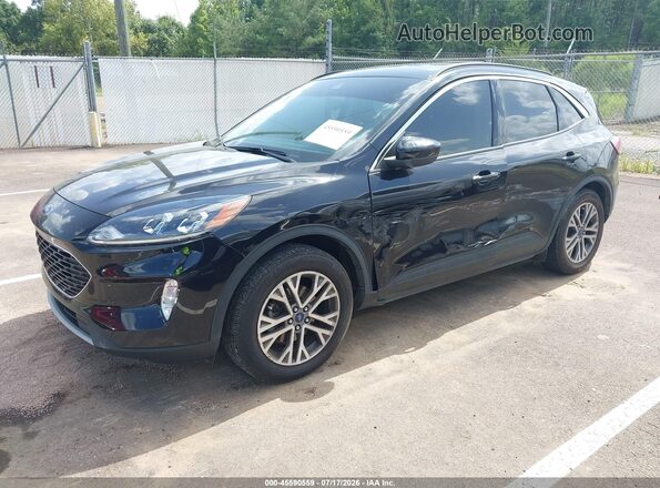 1FMCU0H63NUB87689 2022 FORD ESCAPE Black Передня ліва чверть