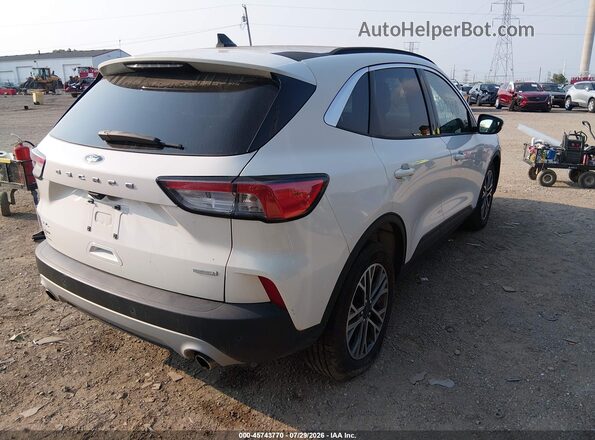 1FMCU0H64LUC24357 2020 FORD ESCAPE Белый Задняя правая четверть