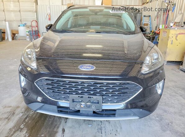 1FMCU0H64MUB16015 2021 FORD ESCAPE Black Widok z przodu