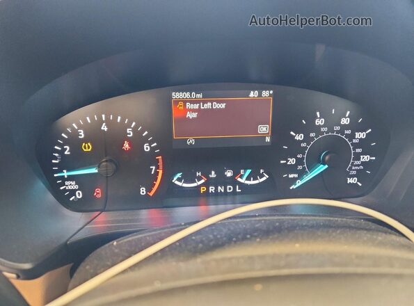 1FMCU0H65LUC75298 2020 FORD ESCAPE Красный Вид щитка приборов