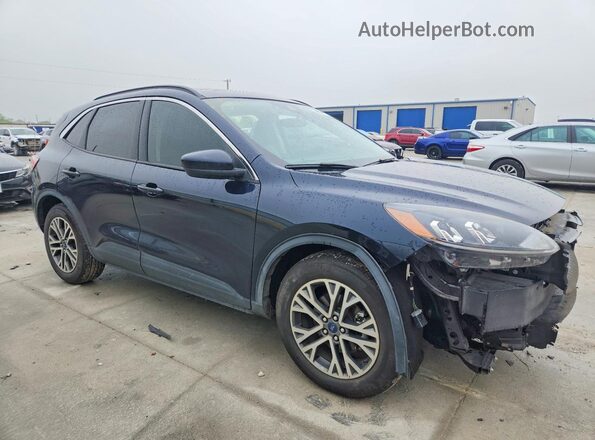 1FMCU0H65MUA12486 2021 FORD ESCAPE Blue წინა მარჯვენა