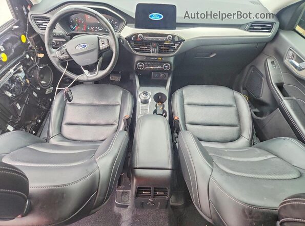 1FMCU0H65MUA12486 2021 FORD ESCAPE Blue წინა პანელის ხედი