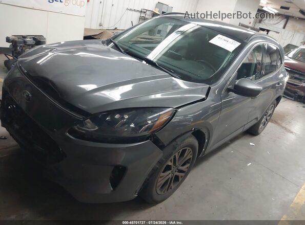 1FMCU0H65MUB06030 2021 FORD ESCAPE Серый Передняя левая четверть