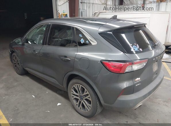 1FMCU0H65MUB06030 2021 FORD ESCAPE Серый Задняя левая четверть