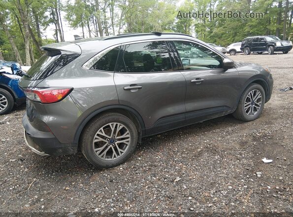 1FMCU0H65MUB20803 2021 FORD ESCAPE Gray Tył prawy