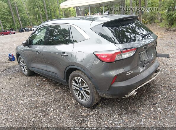 1FMCU0H65MUB20803 2021 FORD ESCAPE Gray Tył lewy