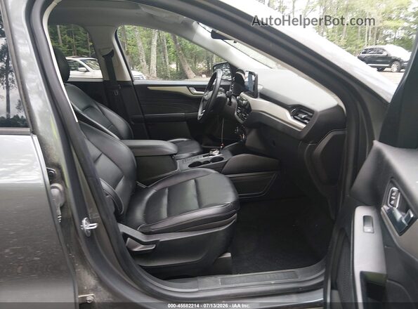 1FMCU0H65MUB20803 2021 FORD ESCAPE Gray Widok wnętrza z przodu