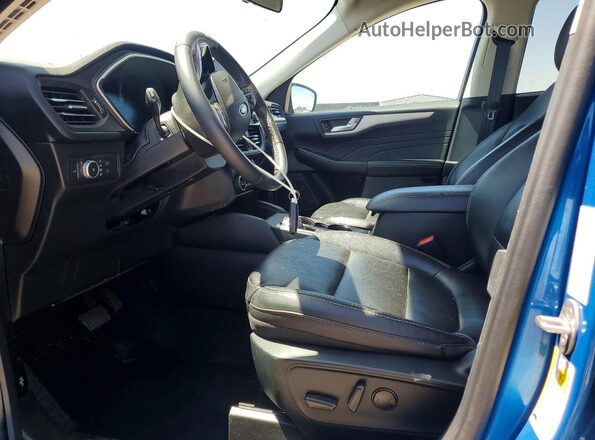 1FMCU0H66MUB05470 2021 FORD ESCAPE Blue Widok wnętrza z przodu