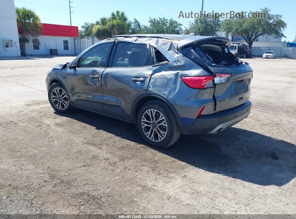 1FMCU0H66NUB17684 2022 FORD ESCAPE Gray Հետևի ձախ