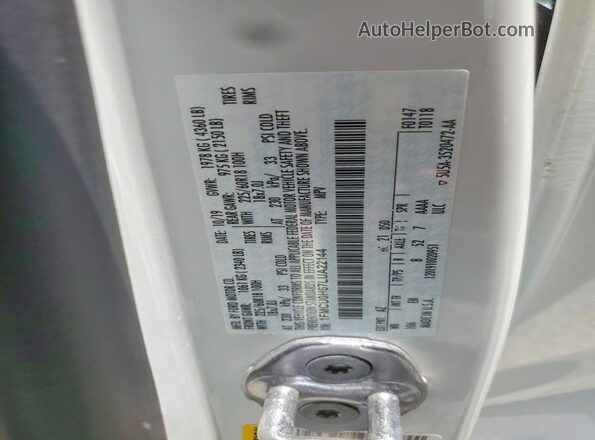 1FMCU0H67LUA22144 2020 FORD ESCAPE White 360 interior view