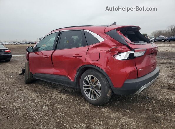 1FMCU0H67MUB24321 2021 FORD ESCAPE Red უკანა მარცხენა