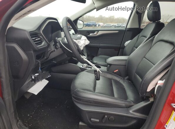 1FMCU0H67MUB24321 2021 FORD ESCAPE Red წინა სალონის ხედი
