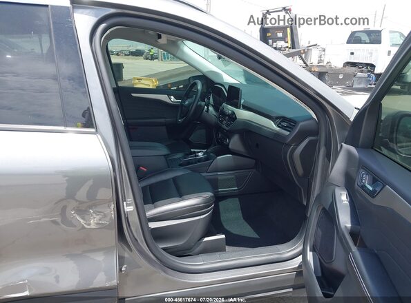1FMCU0H67NUB85069 2022 FORD ESCAPE Gray Widok wnętrza z przodu