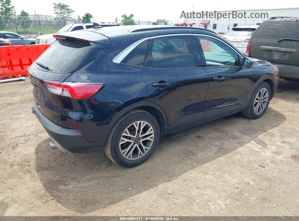 1FMCU0H6XMUA57455 2021 FORD ESCAPE Black Tył prawy