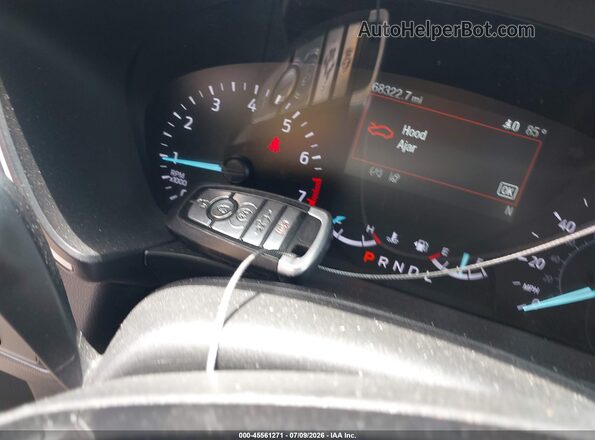 1FMCU0H6XMUA57455 2021 FORD ESCAPE Black Widok deski rozdzielczej