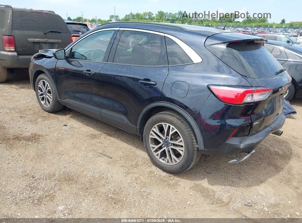 1FMCU0H6XMUA57455 2021 FORD ESCAPE Black Tył lewy