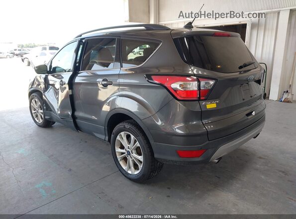 1FMCU0HD0JUB66971 2018 FORD ESCAPE Gray Rear left