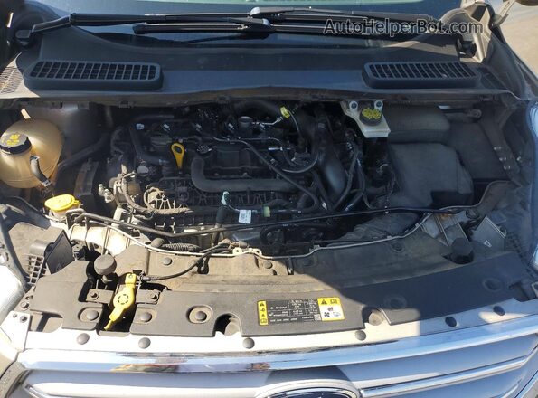 1FMCU0HD1JUA27500 2018 FORD ESCAPE Gold Вид задньої частини салону