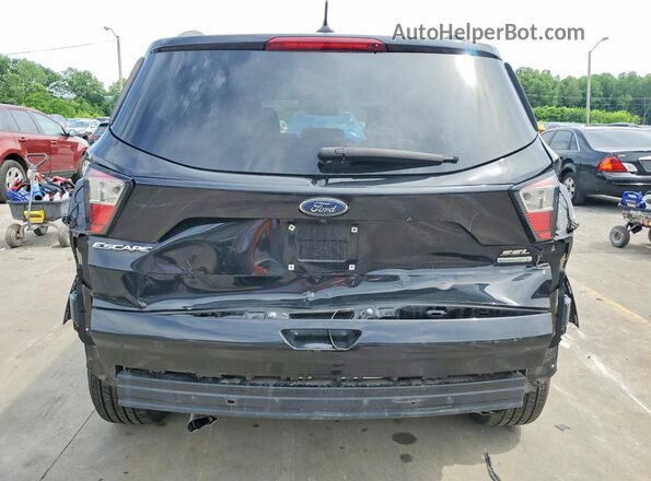 1FMCU0HD1JUC12999 2018 FORD ESCAPE Black Rear view
