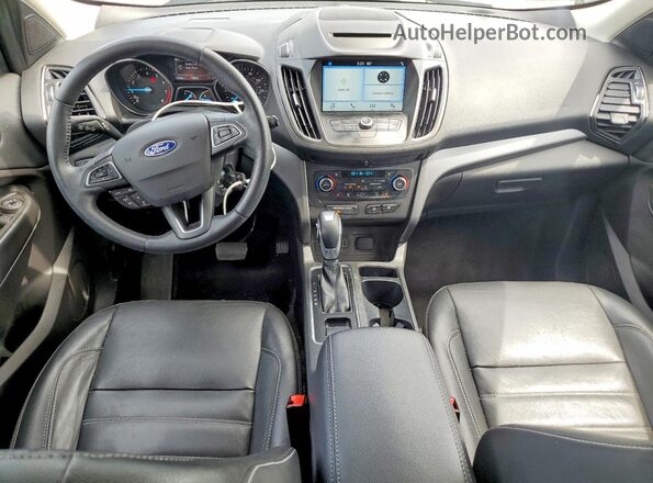 1FMCU0HD1JUC12999 2018 FORD ESCAPE Black Dashboard view