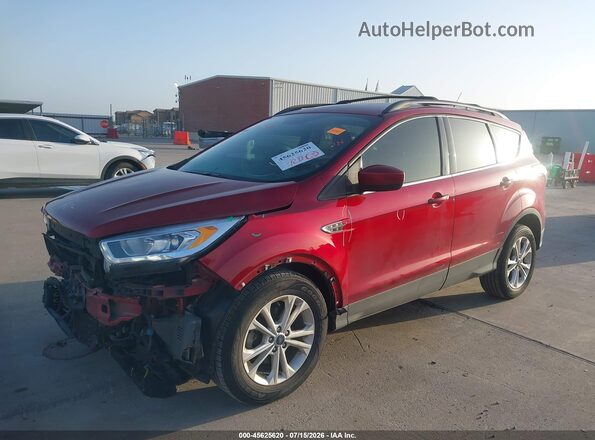 1FMCU0HD1JUD36545 2018 FORD ESCAPE Burgundy Front left