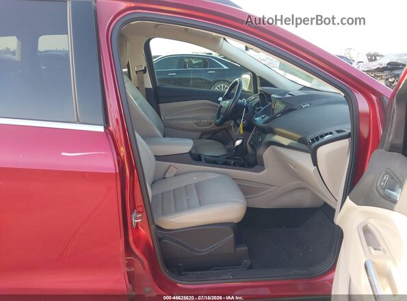 1FMCU0HD1JUD36545 2018 FORD ESCAPE Burgundy Front interior view