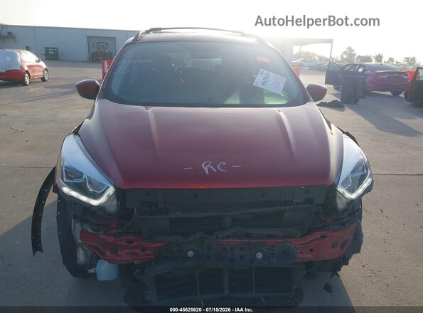 1FMCU0HD1JUD36545 2018 FORD ESCAPE Burgundy Rear interior view