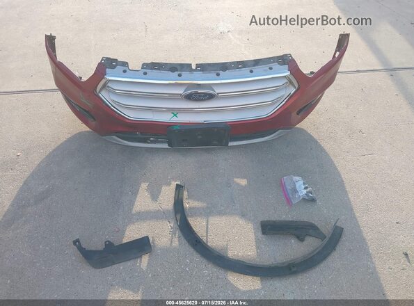 1FMCU0HD1JUD36545 2018 FORD ESCAPE Burgundy Instrument cluster view